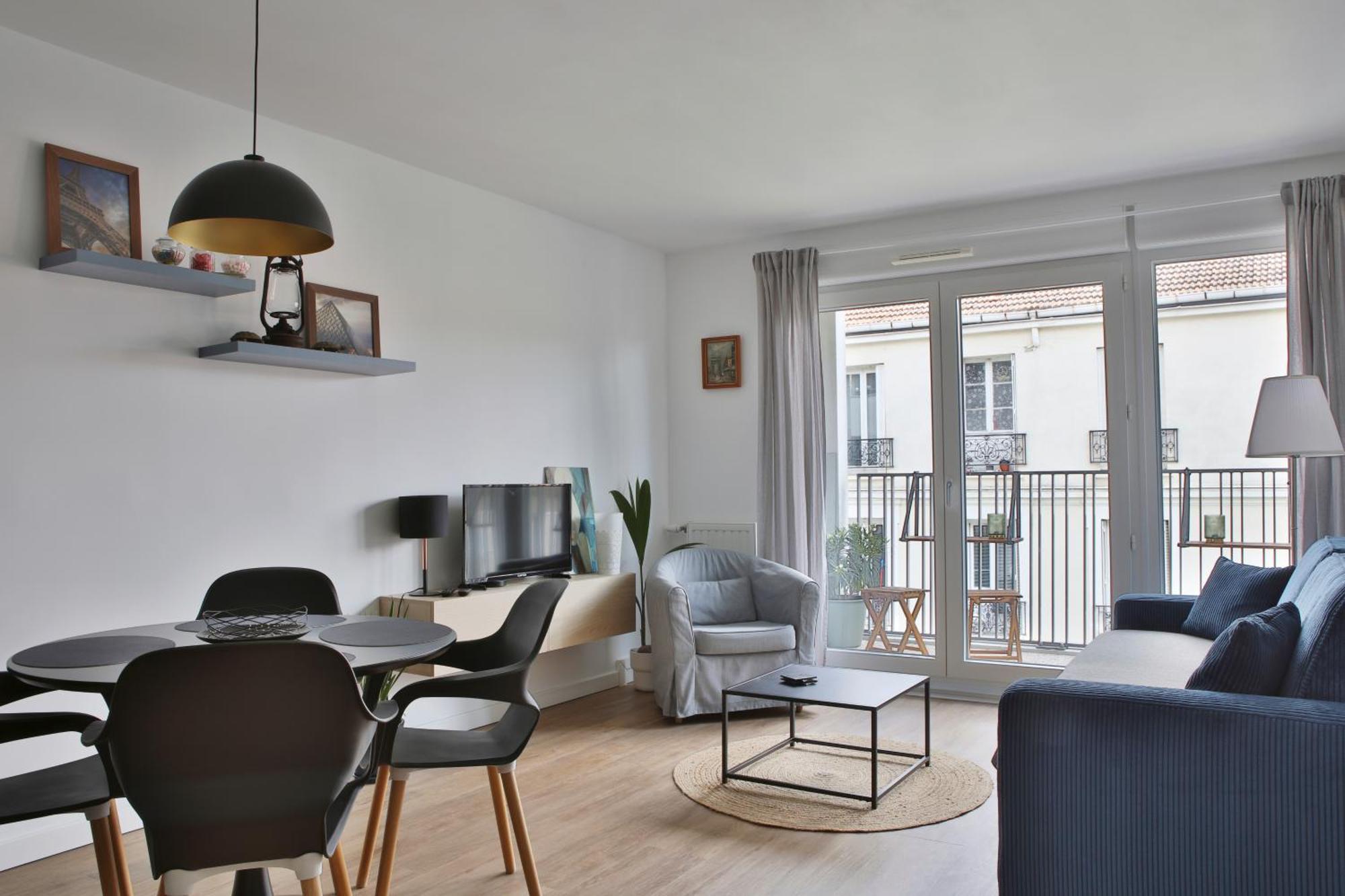 "Starry In So" 47M2, Lits Jumeaux, Parking Gratuit, Rue Calme Et Arboree, Metro 10 Min, Stade De France 24Min A Pied Сент-Уан Екстер'єр фото