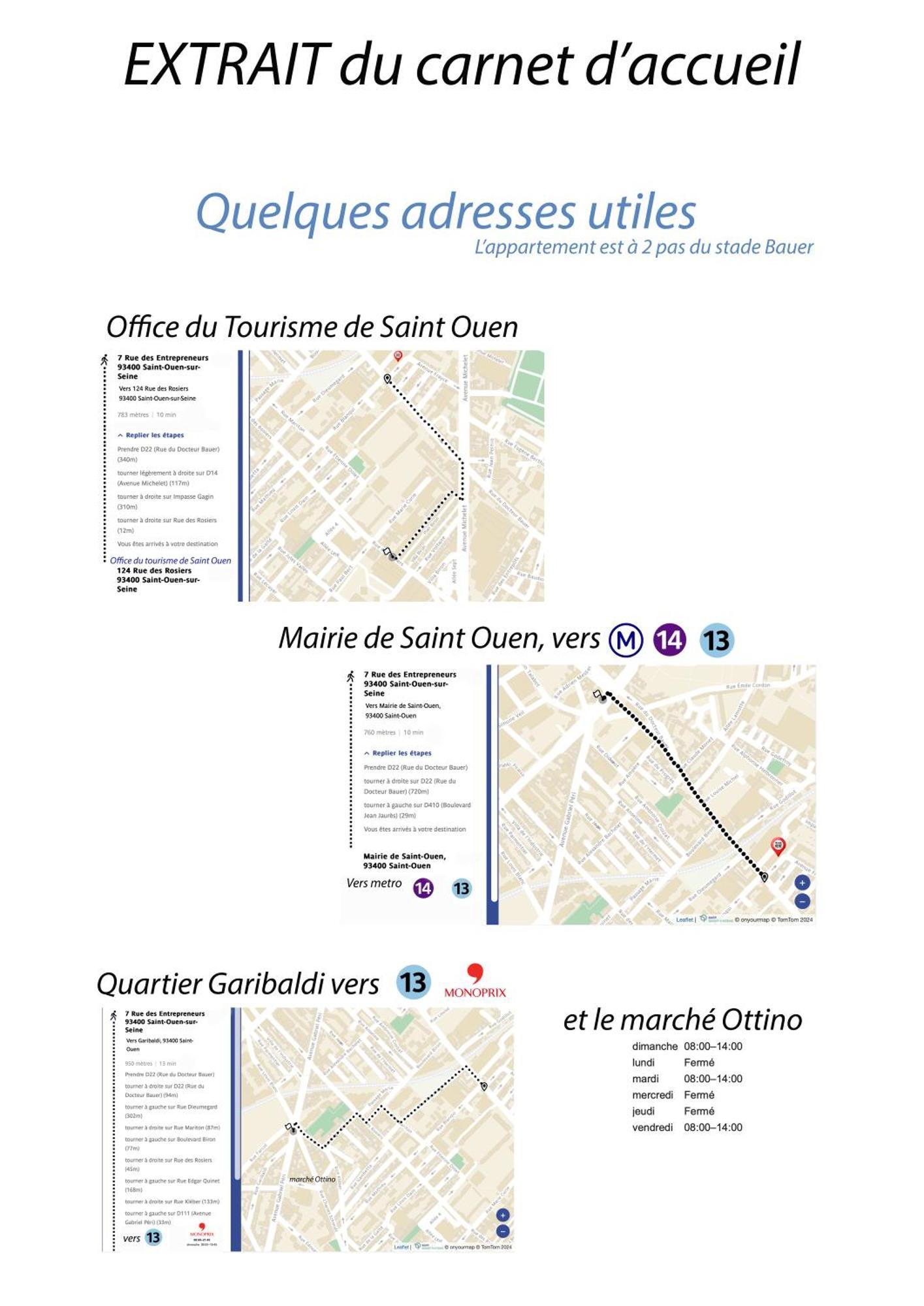 "Starry In So" 47M2, Lits Jumeaux, Parking Gratuit, Rue Calme Et Arboree, Metro 10 Min, Stade De France 24Min A Pied Сент-Уан Екстер'єр фото